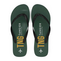Thumbnail for Tangier Ibn Battuta Airport (TNG) Slippers & Flip Flops - Slippers - Flip Flops - Code - Dark Green