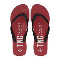 Thumbnail for Tangier Ibn Battuta Airport (TNG) Slippers & Flip Flops - Slippers - Flip Flops - Code - Red
