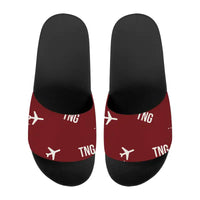 Thumbnail for Tangier Ibn Battuta Airport (TNG) Slippers & Flip Flops - Slippers - Sport - Pattern - Dark Red