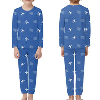 Thumbnail for Ivato International Airport (TNR) Pajamas - Children Pajamas - Blue