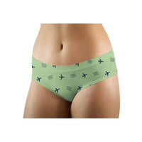 Thumbnail for Ivato International Airport (TNR) Women Panties - Pattern - Light Green - Front