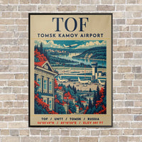 Thumbnail for TOF - Poster - Canvas Framed - Beige