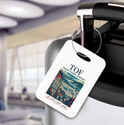 TOF - Poster - Luggage Tag - White