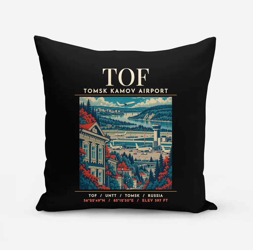 TOF - Poster - Pillow - Black