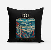 Thumbnail for TOF - Poster - Pillow - Black