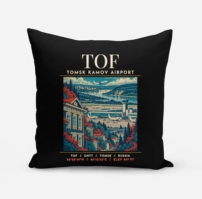 TOF - Poster - Pillow - Black