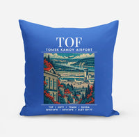 Thumbnail for TOF - Poster - Pillow - Blue