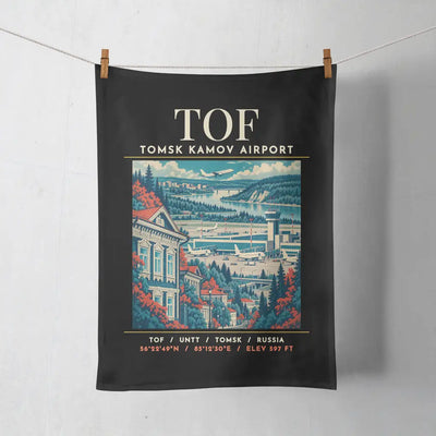 TOF - Poster - Towel - Black