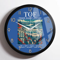 Thumbnail for TOF - Poster - Wall Clock Framed - Blue