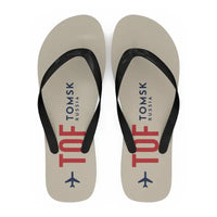 Thumbnail for Tomsk Kamov Airport (TOF) Slippers & Flip Flops - Slippers - Flip Flops - Code - Beige