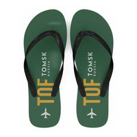 Thumbnail for Tomsk Kamov Airport (TOF) Slippers & Flip Flops - Slippers - Flip Flops - Code - Green