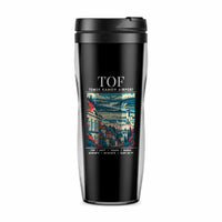 Thumbnail for Tomsk Kamov Airport (TOF) Travel Mugs - Poster - Plastic (No Holder) - Black