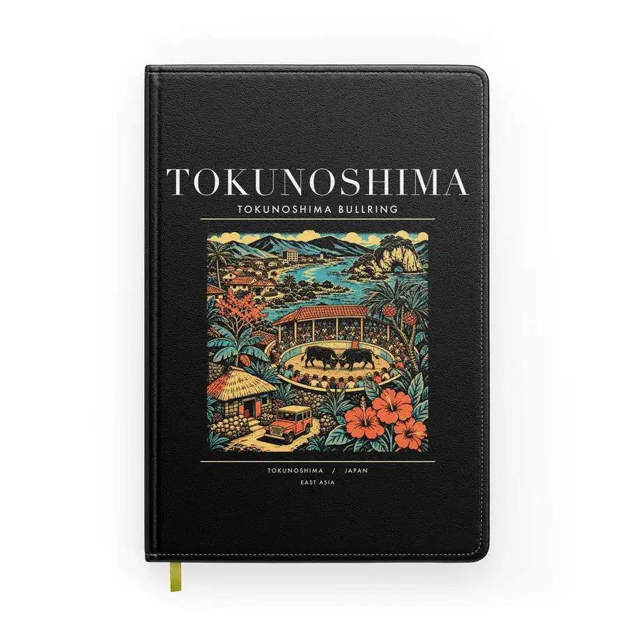 TOKUNOSHIMA - Poster - Notebook - Black