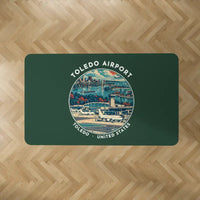 Thumbnail for Eugene F. Kranz Toledo Express Airport (TOL) Carpets - Carpet Rectangle - Badge - Dark Green