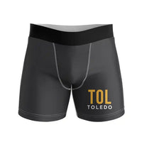Thumbnail for Eugene F. Kranz Toledo Express Airport (TOL) Men Boxers - Code - Black