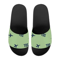 Thumbnail for Tromsø Airport (TOS) Slippers & Flip Flops - Slippers - Sport - Pattern - Light Green