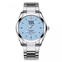 Thumbnail for Tromsø Airport (TOS) Aviator Watches - Classic - Light Blue - Stainless Steel Band - For Men