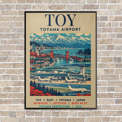 TOY - Poster - Canvas Framed - Beige