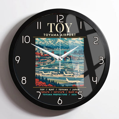TOY - Poster - Wall Clock Framed - Black