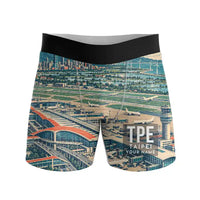Thumbnail for Taipei Taiwan Taoyuan International Airport (TPE) Men Boxers - Scene + Name