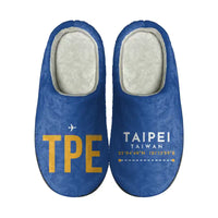 Thumbnail for Taipei Taiwan Taoyuan International Airport (TPE) Slippers & Flip Flops - Slippers - Cotton - Code - Different - Blue