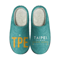 Thumbnail for Taipei Taiwan Taoyuan International Airport (TPE) Slippers & Flip Flops - Slippers - Cotton - Code - Different - Turquoise