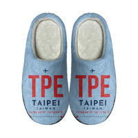 Thumbnail for Taipei Taiwan Taoyuan International Airport (TPE) Slippers & Flip Flops - Slippers - Cotton - Code - Same - Light Blue