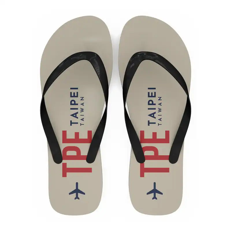 Taipei Taiwan Taoyuan International Airport (TPE) Slippers & Flip Flops - Slippers - Flip Flops - Code - Beige