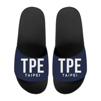 Thumbnail for Taipei Taiwan Taoyuan International Airport (TPE) Slippers & Flip Flops - Slippers - Sport - Code - Navy Blue