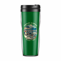 Thumbnail for Vincenzo Florio Airport Trapani-Birgi (TPS) Travel Mugs - Badge - Plastic (No Holder) - Green