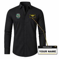 Thumbnail for Felipe Carrillo Puerto International Airport Tulum (TQO) Shirts - Long Sleeve Shirt - Badge - Black + NAME