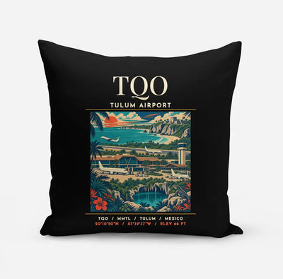 TQO - Poster - Pillow - Black