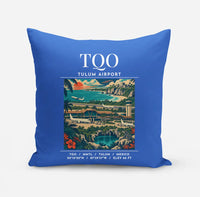Thumbnail for TQO - Poster - Pillow - Blue
