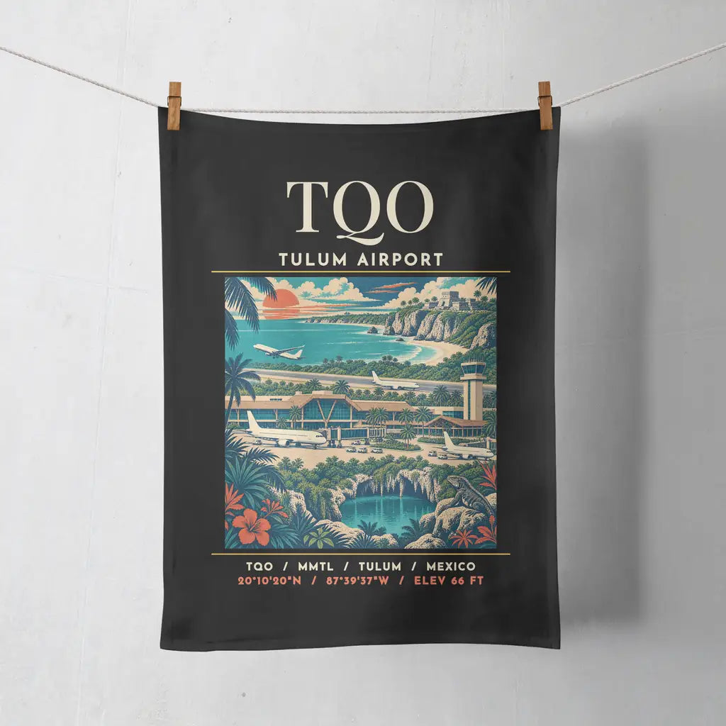 TQO - Poster - Towel - Black