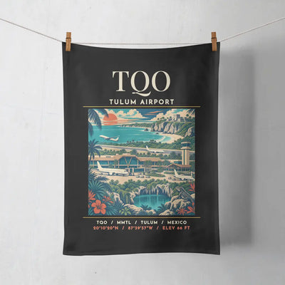 TQO - Poster - Towel - Black