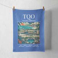 Thumbnail for TQO - Poster - Towel - Blue