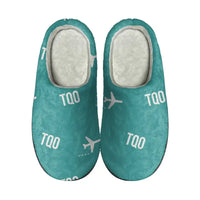 Thumbnail for Felipe Carrillo Puerto International Airport Tulum (TQO) Slippers & Flip Flops - Slippers - Cotton - Pattern - Turquoise