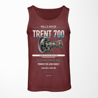 Thumbnail for TRENT 700 design on dark red tank top