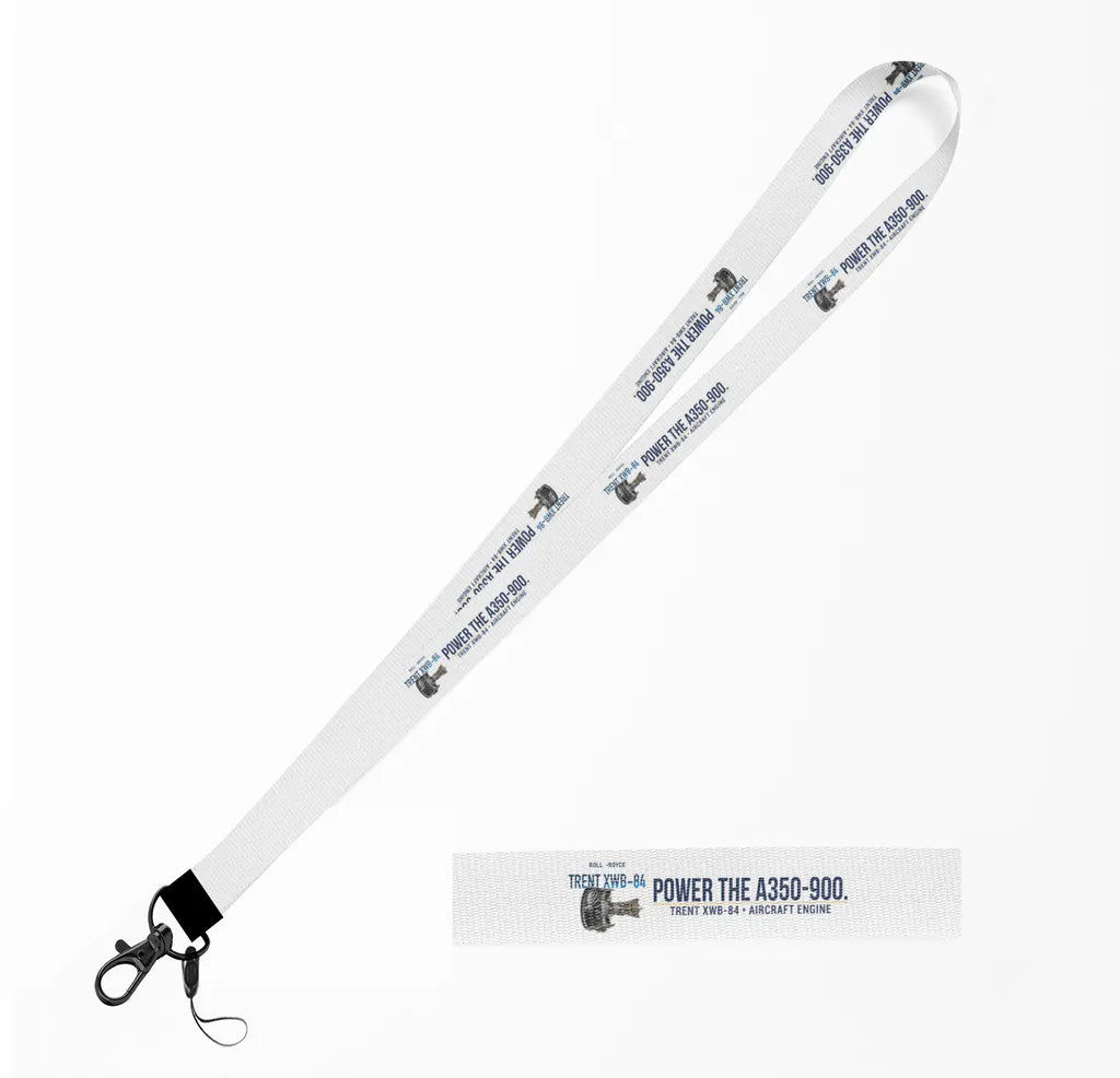 TRENT XWB-84 lanyard - white