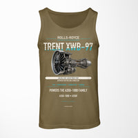 Thumbnail for TRENT XWB-97 design on green army tank top