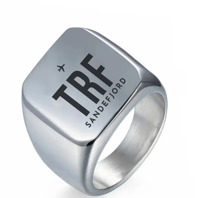 Sandefjord Airport, Torp (TRF) Rings - Ring - Silver