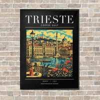 Thumbnail for TRIESTE - Poster - Canvas Framed - Black