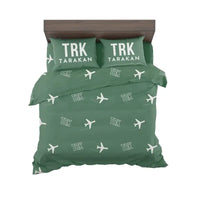 Thumbnail for Juwata International Airport (TRK) Bedding Sets & Blankets - Bedding Set - Pattern - Green