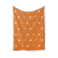 Thumbnail for Juwata International Airport (TRK) Bedding Sets & Blankets - Blanket - Pattern - Orange