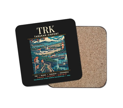 TRK - Poster - Coaster - Black