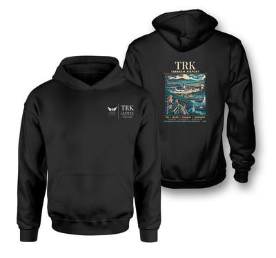 TRK - Poster - Double-Side Hoodie - Black