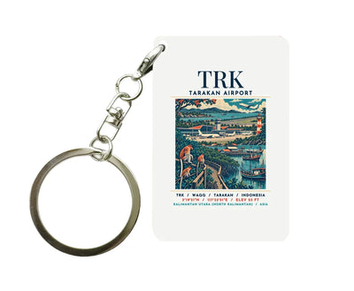 TRK - Poster - Key Chain - White