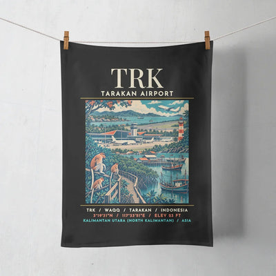 TRK - Poster - Towel - Black
