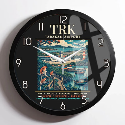 TRK - Poster - Wall Clock Framed - Black