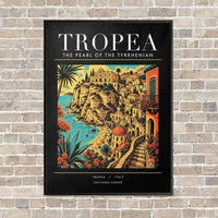 Thumbnail for TROPEA - Poster - Canvas Framed - Black